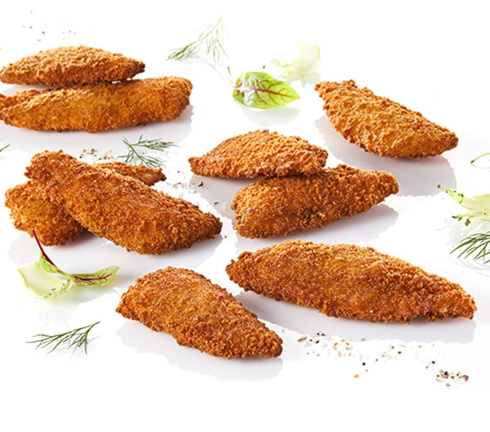 Gulskäddafilé panerad färdigstekt, 30-60
60% fiskandel MSC