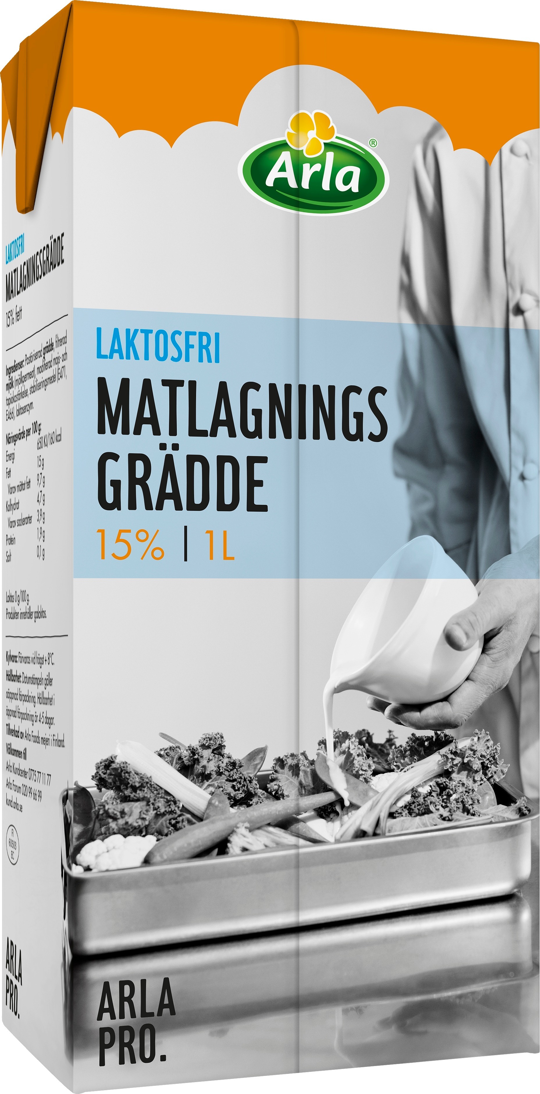 Matlagningsgrädde 15% Laktosfri