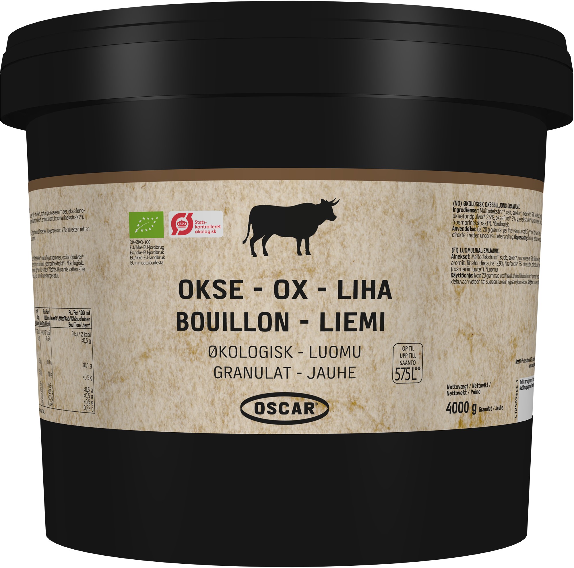 Oxbuljong Granulat EKO