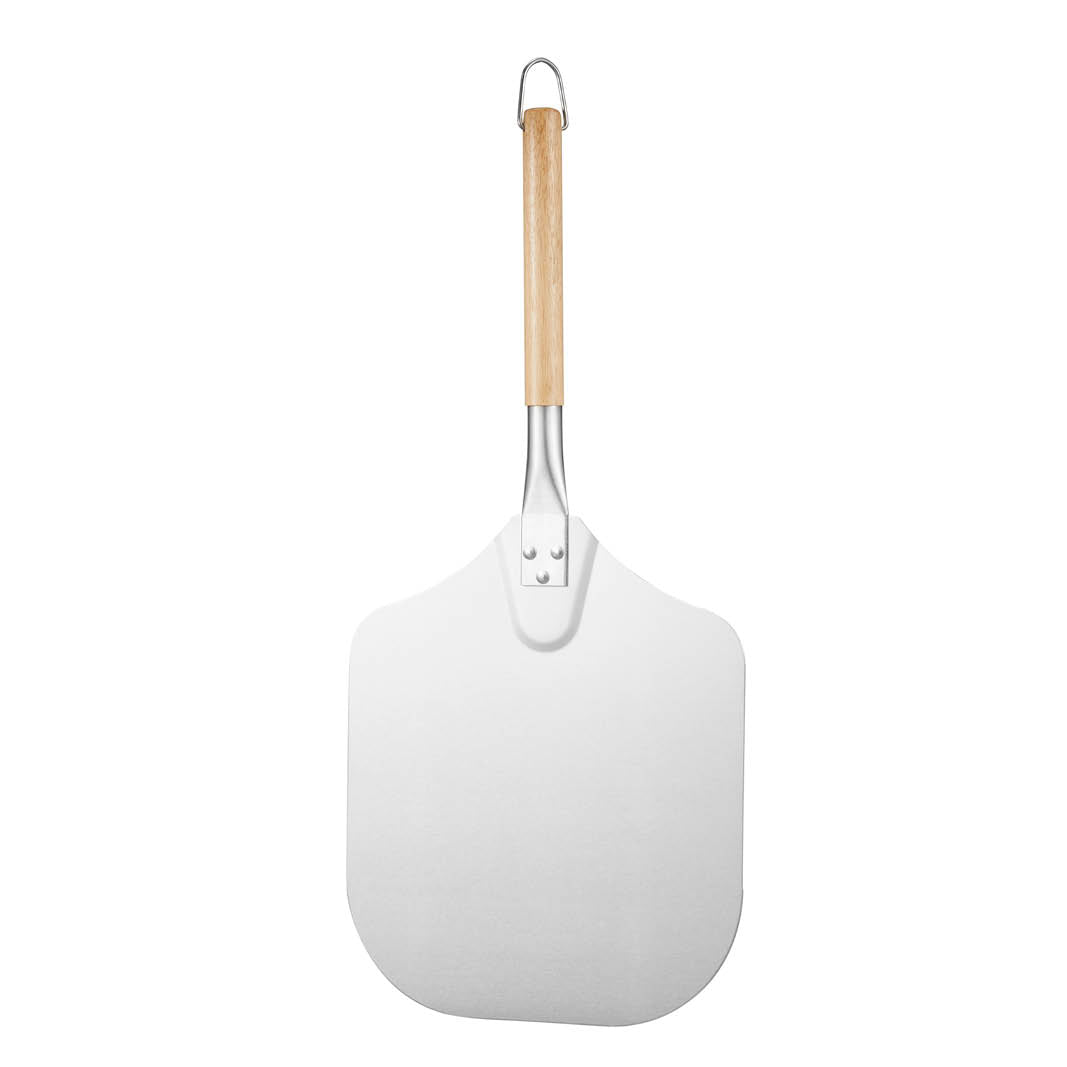 Pizzaspade rostfri med trähandtag