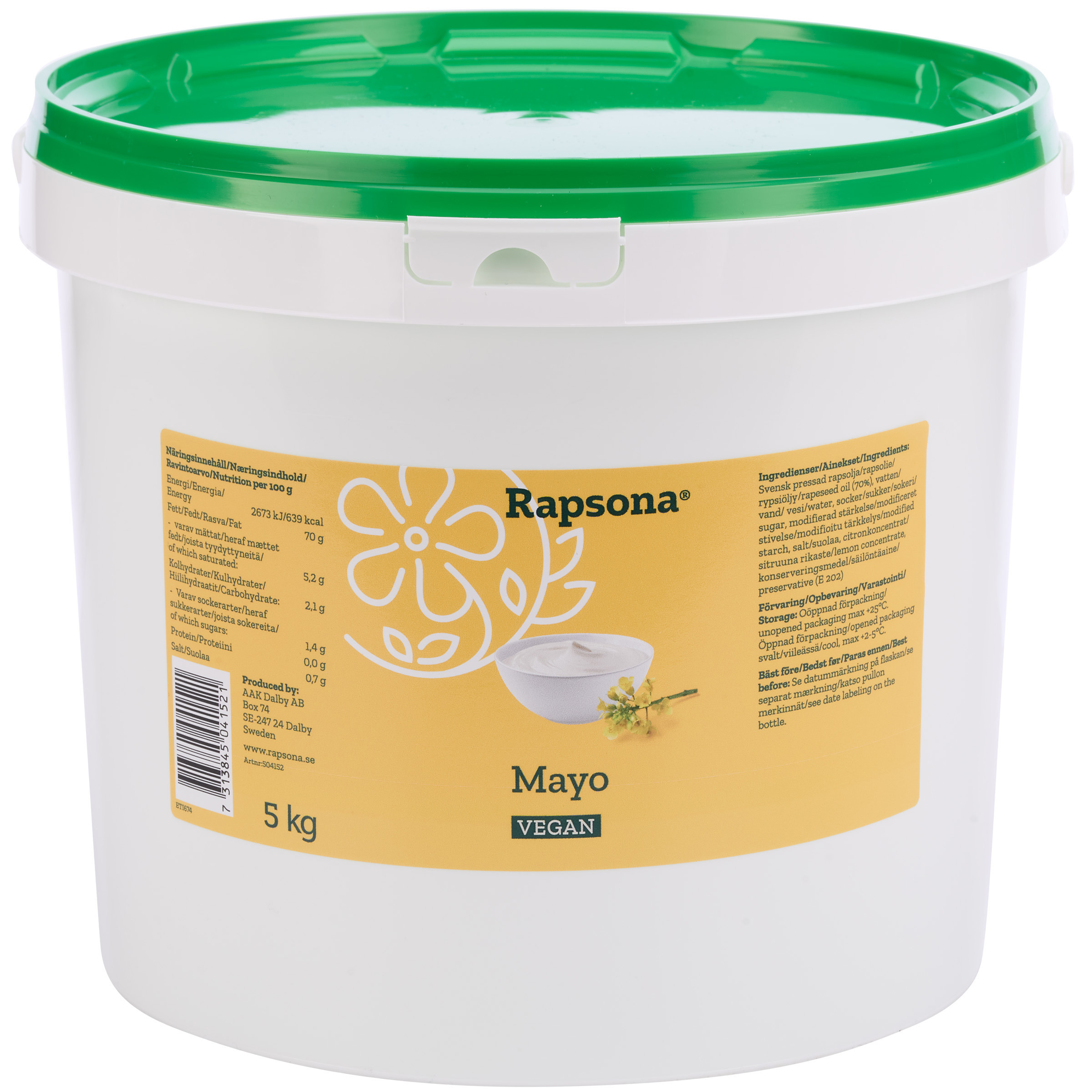 Majonnäs Vegansk 70%