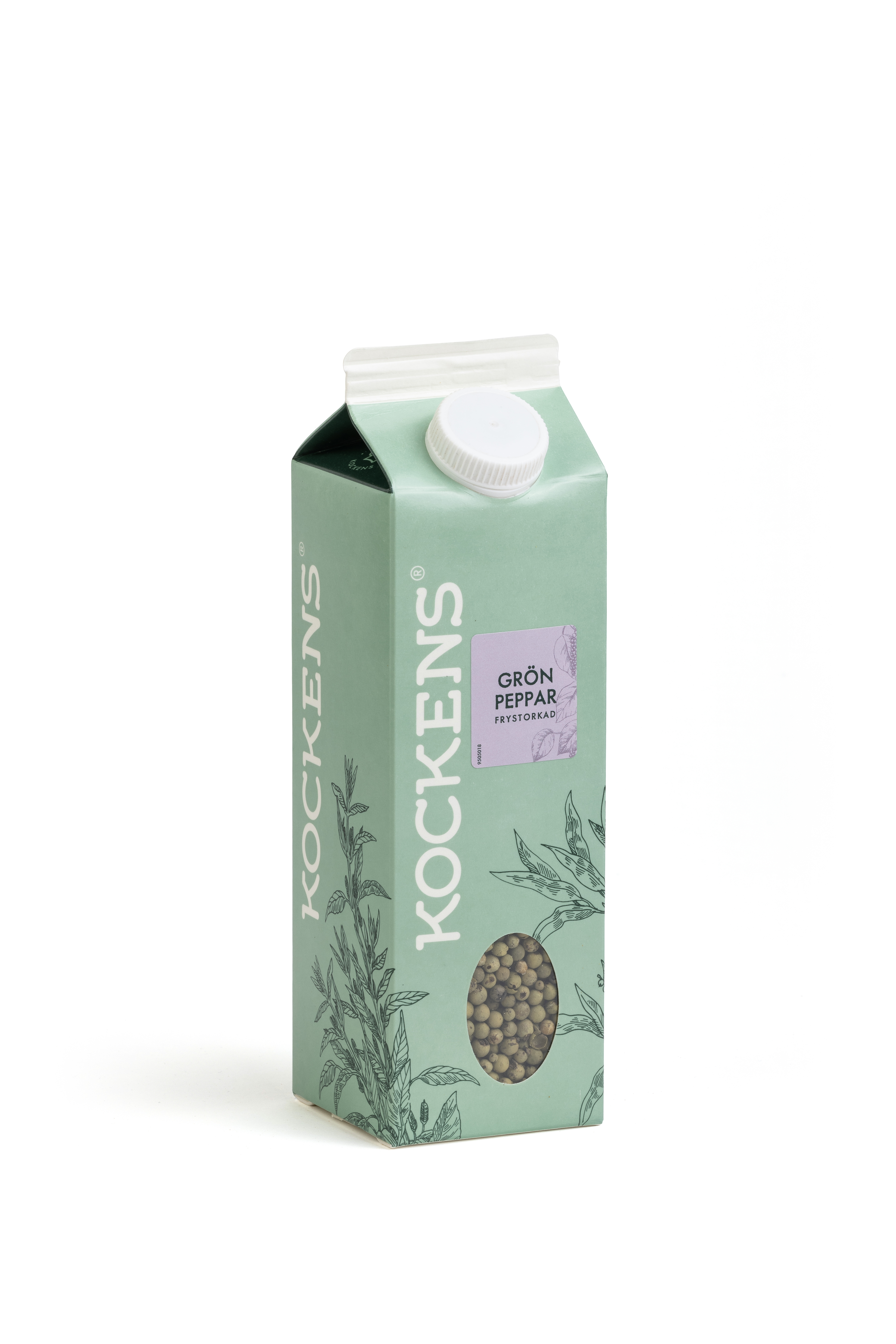 Grönpeppar Frystorkad