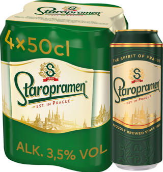 Staropramen 3,5% 4-pack BRK