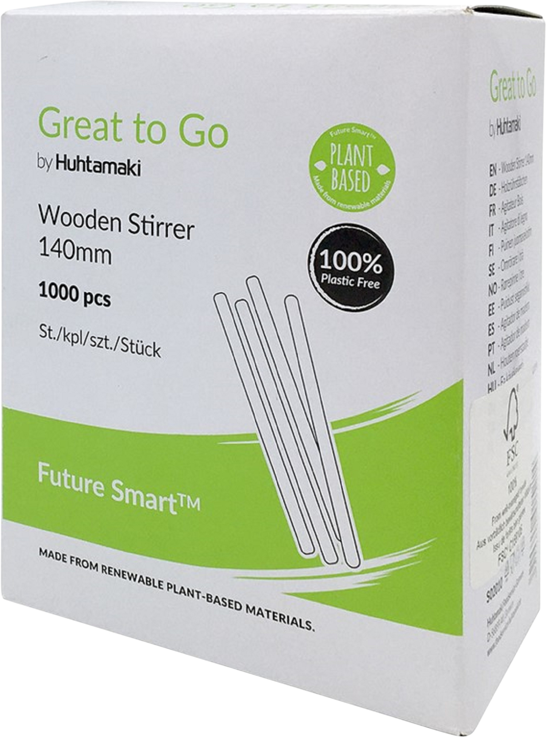 Omrörare Trä 140mm