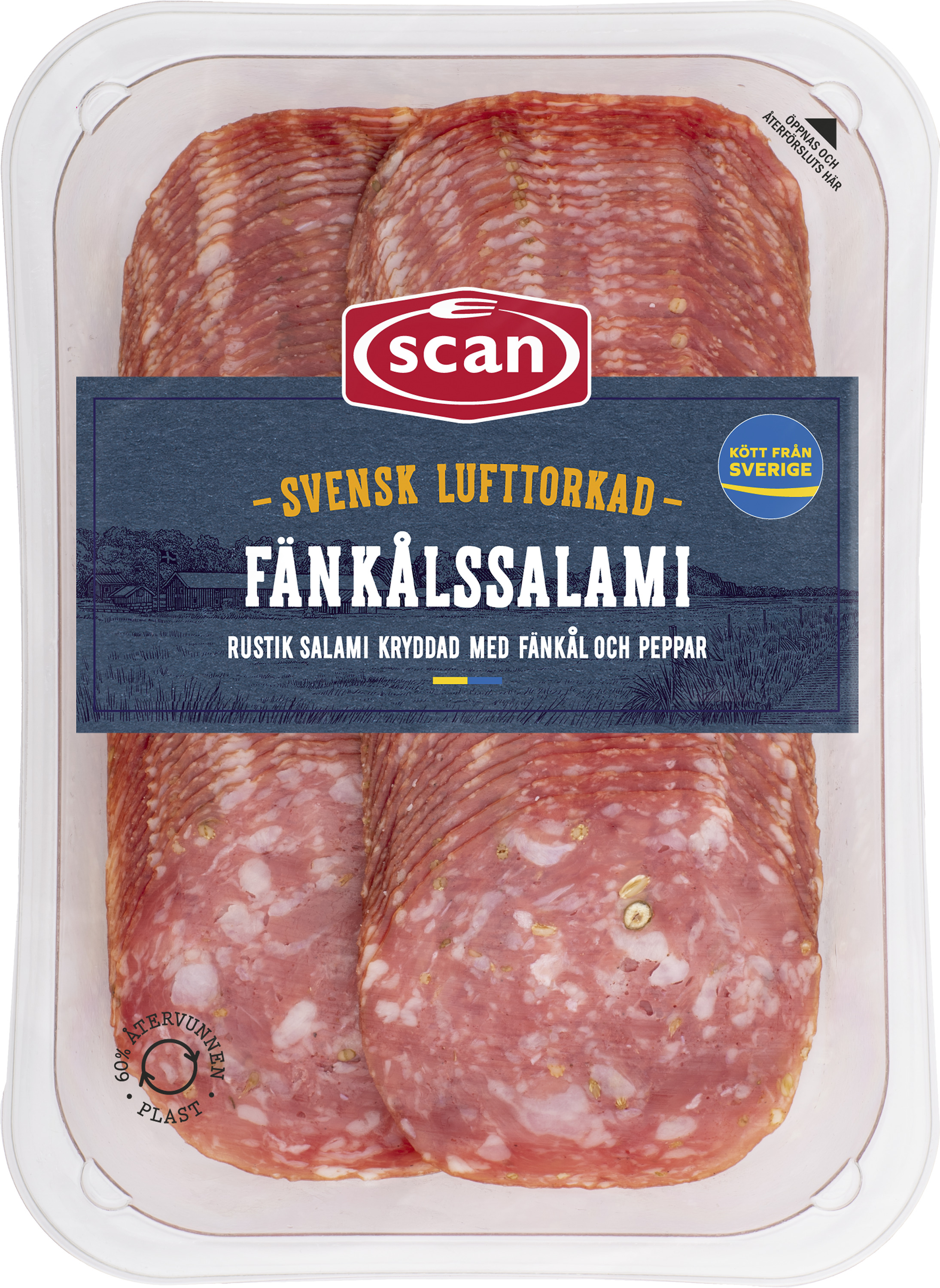 Fänkålssalami Skivad Sverige