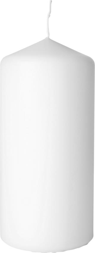 Blockljus Paraffin 62h 15x7cm Vit