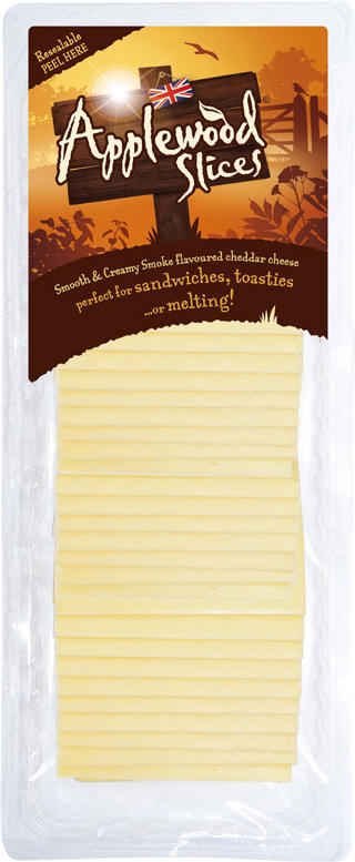 Applewood Rökt Cheddar 34,4% Skivad