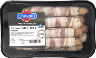 Grillkorv Baconlindad