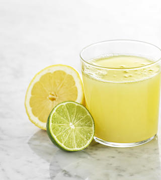 Juice citron lime färskpressad
