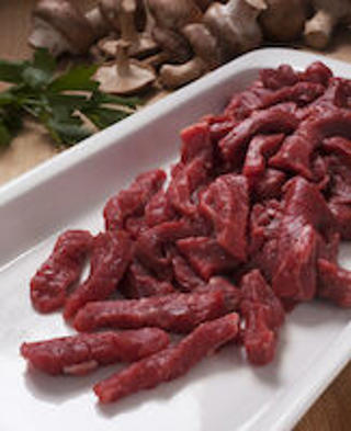 Nötbog Strimlad 4x1x1 EKO KRAV Sverige