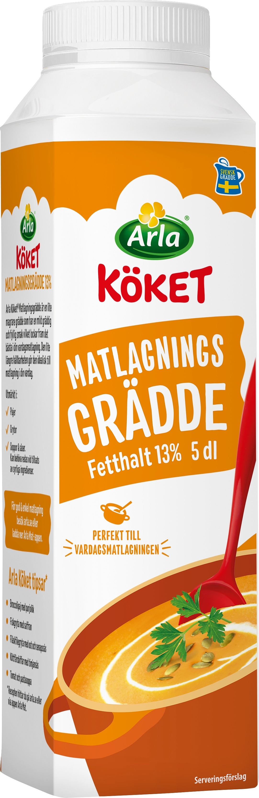 Matlagningsgrädde 13%