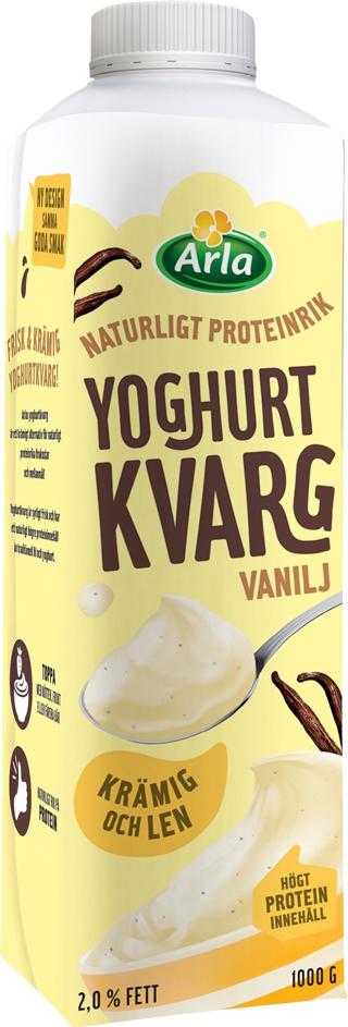 Yoghurtkvarg Vanilj 2%