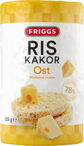 Riskakor Ost Glutenfri