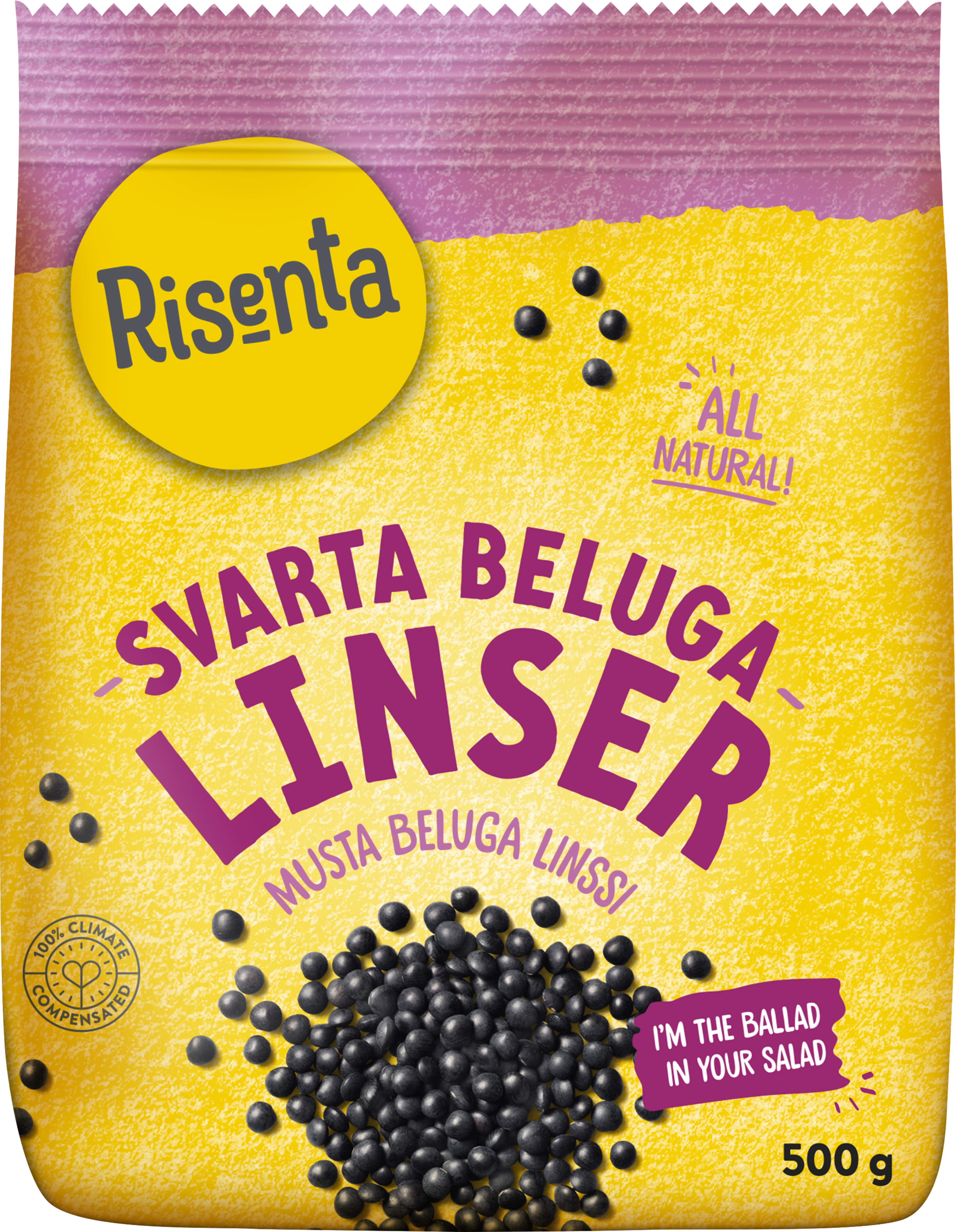 Belugalinser Svarta