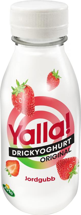 Yalla Drickyoghurt Jordgubb 0,5%