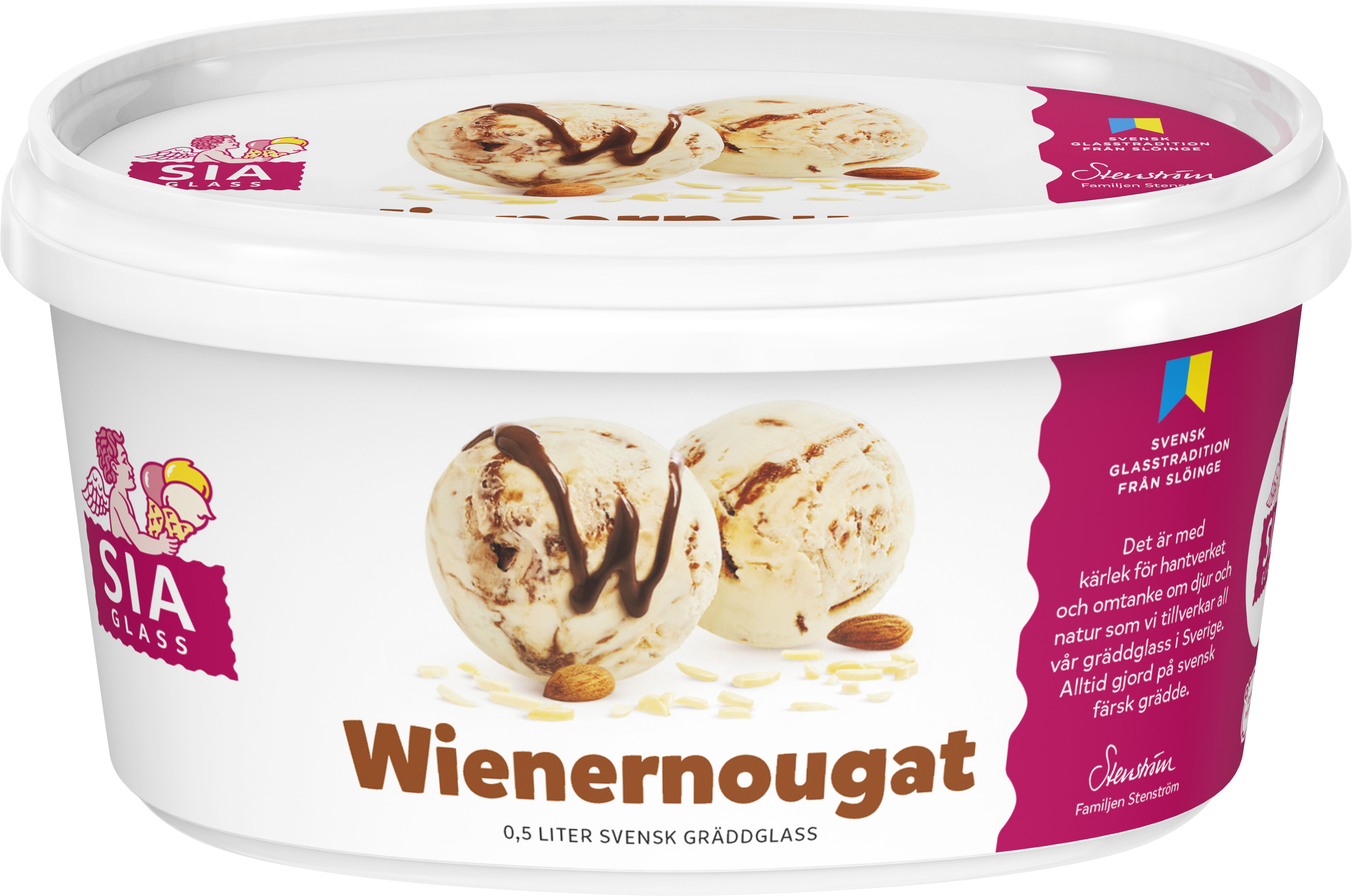 Gräddglass Wienernougat RA