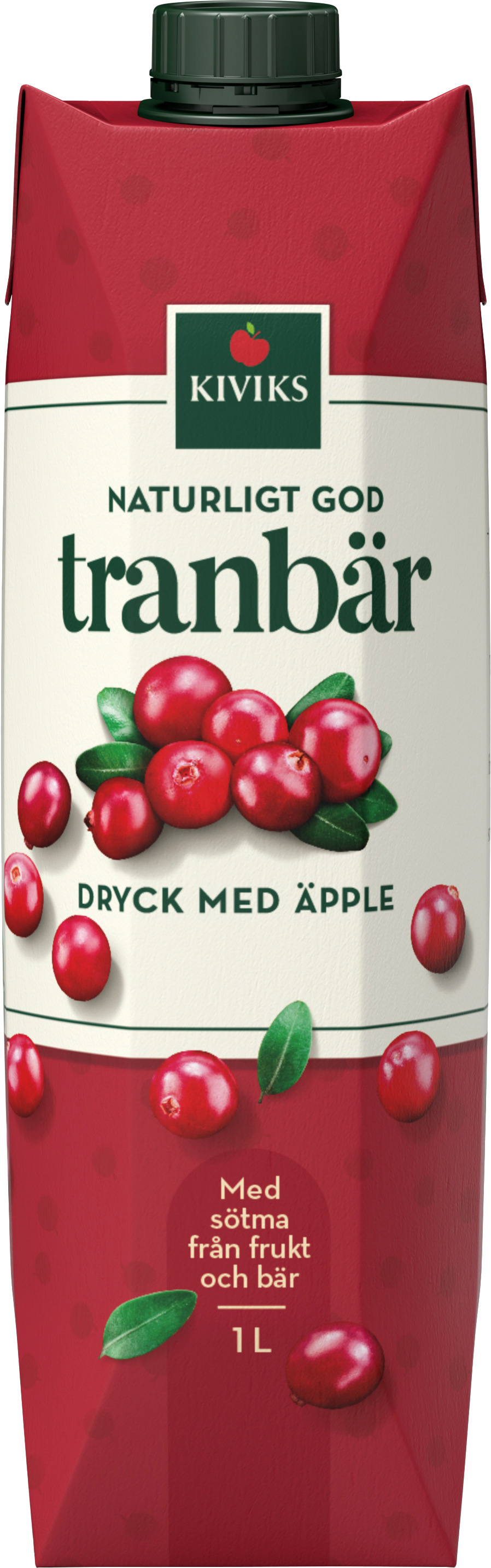 Tranbärsdryck med Äpple