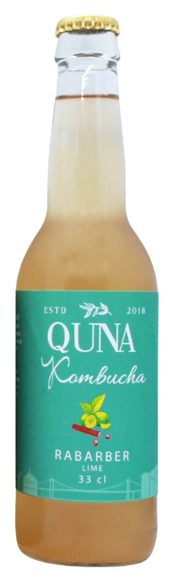 Kombucha Rabarber Lime ENGL