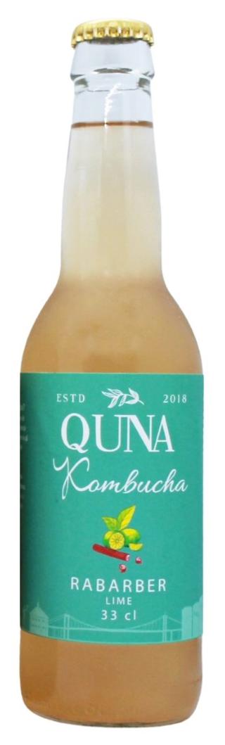 Kombucha Rabarber Lime ENGL