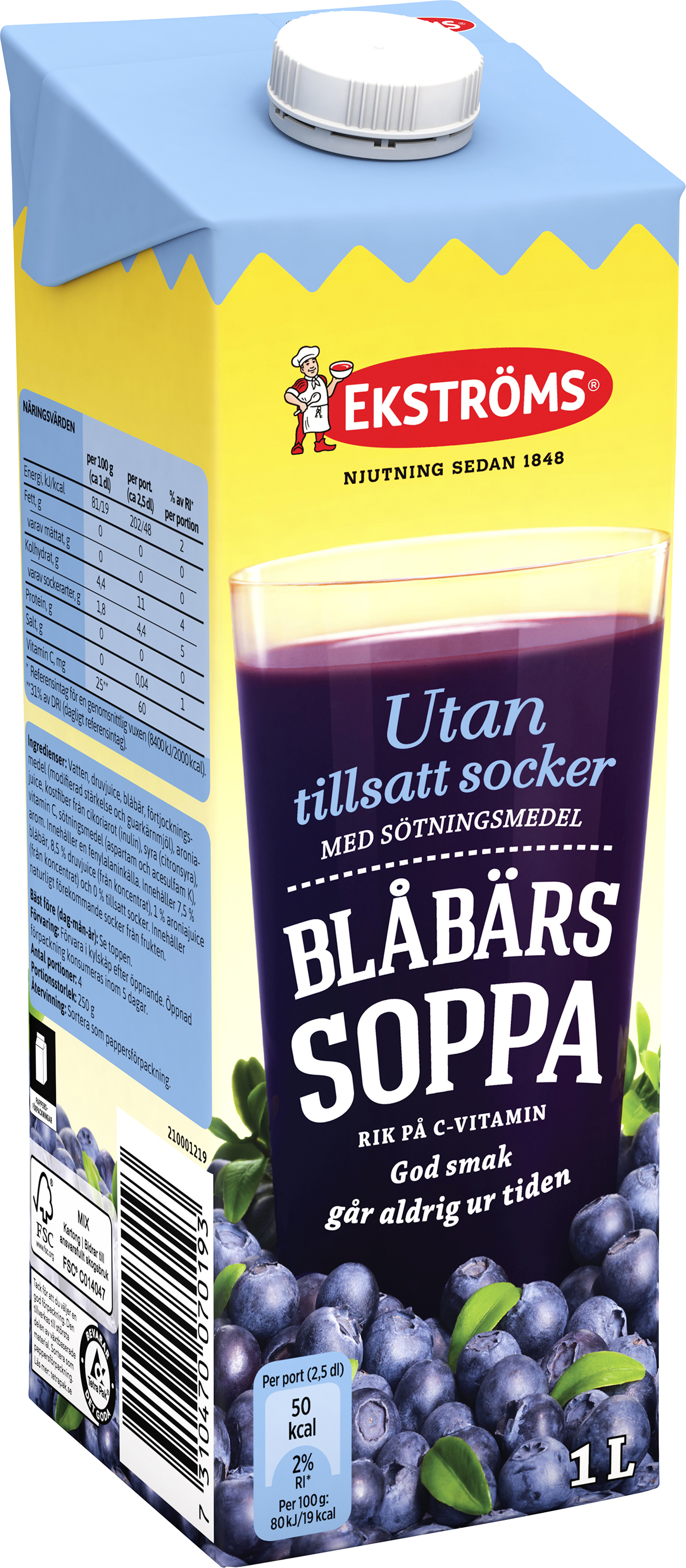 Blåbärssoppa Utan Tillsatt Socker