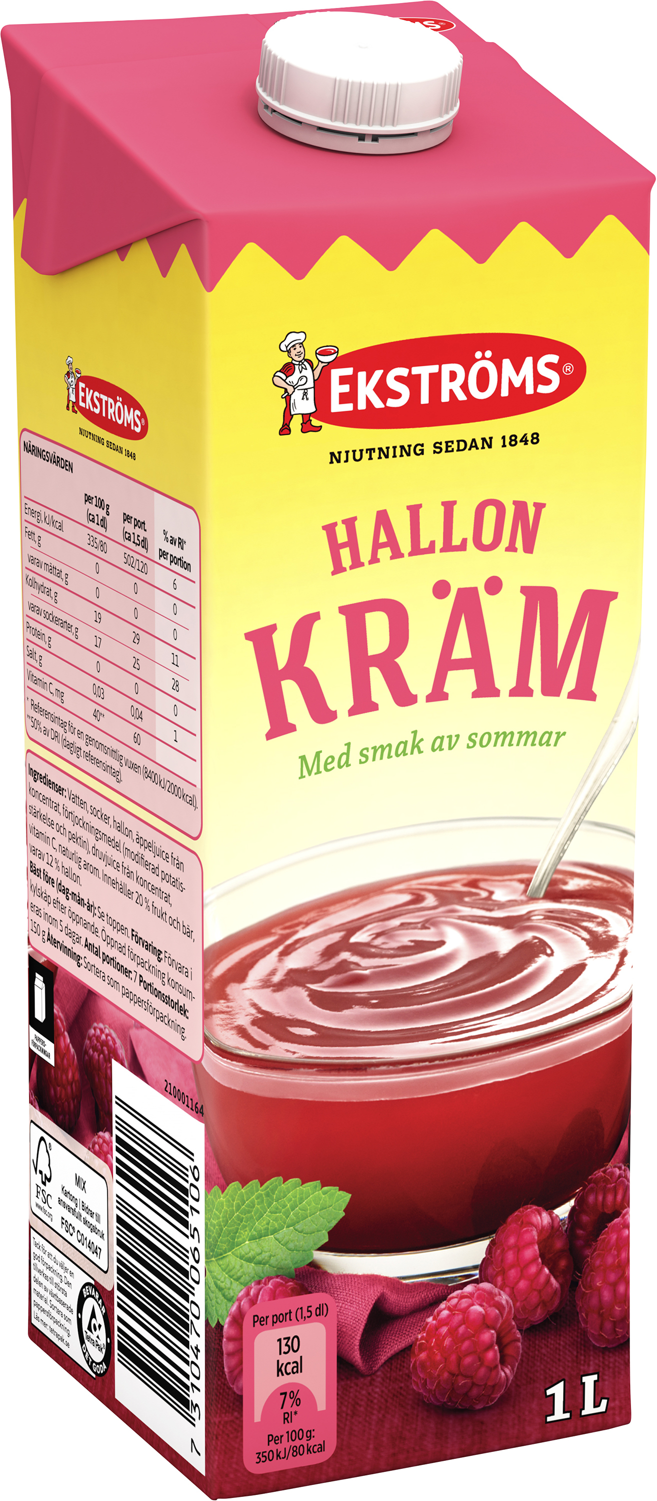 Hallonkräm