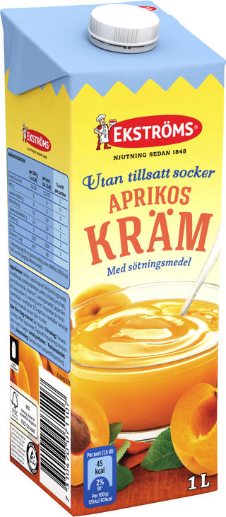 Aprikoskräm Utan Tillsatt Socker