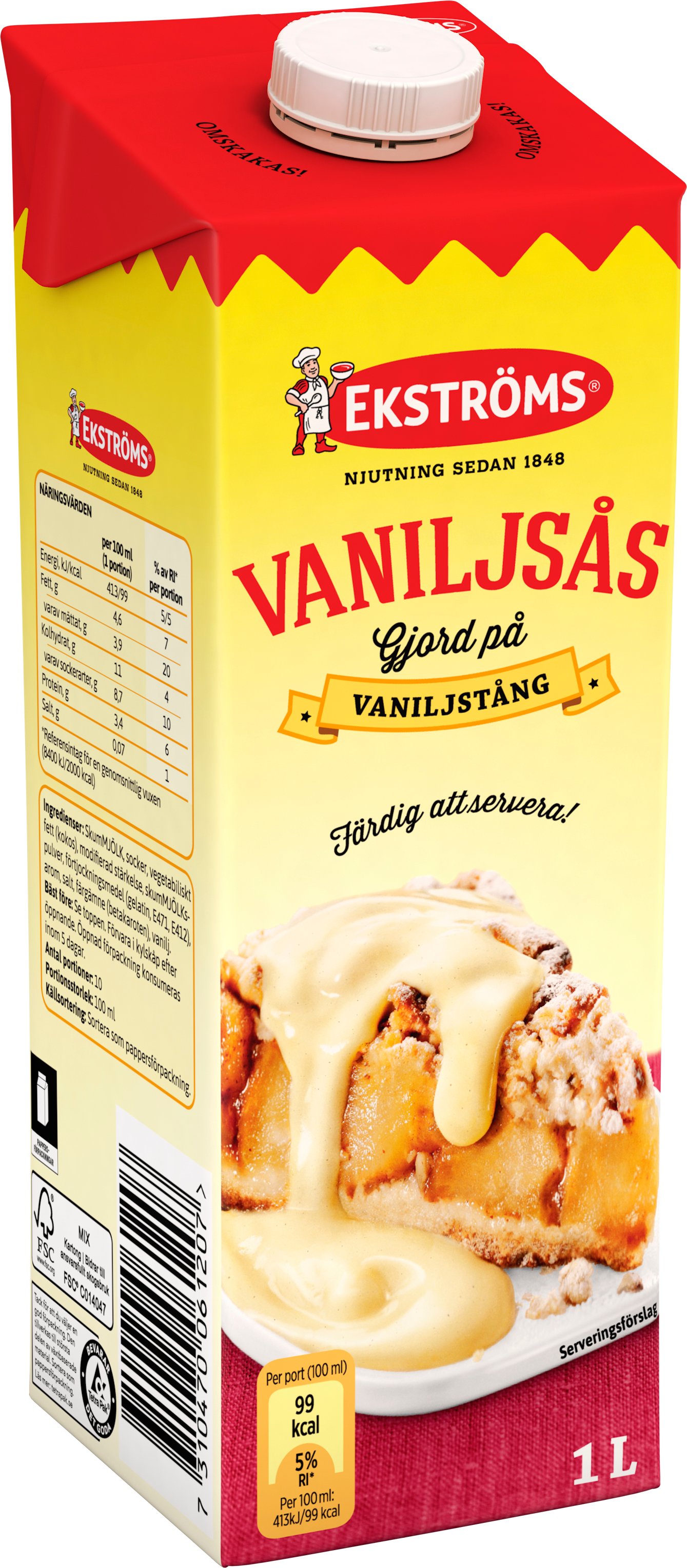 Färdig Marsan Vaniljsås