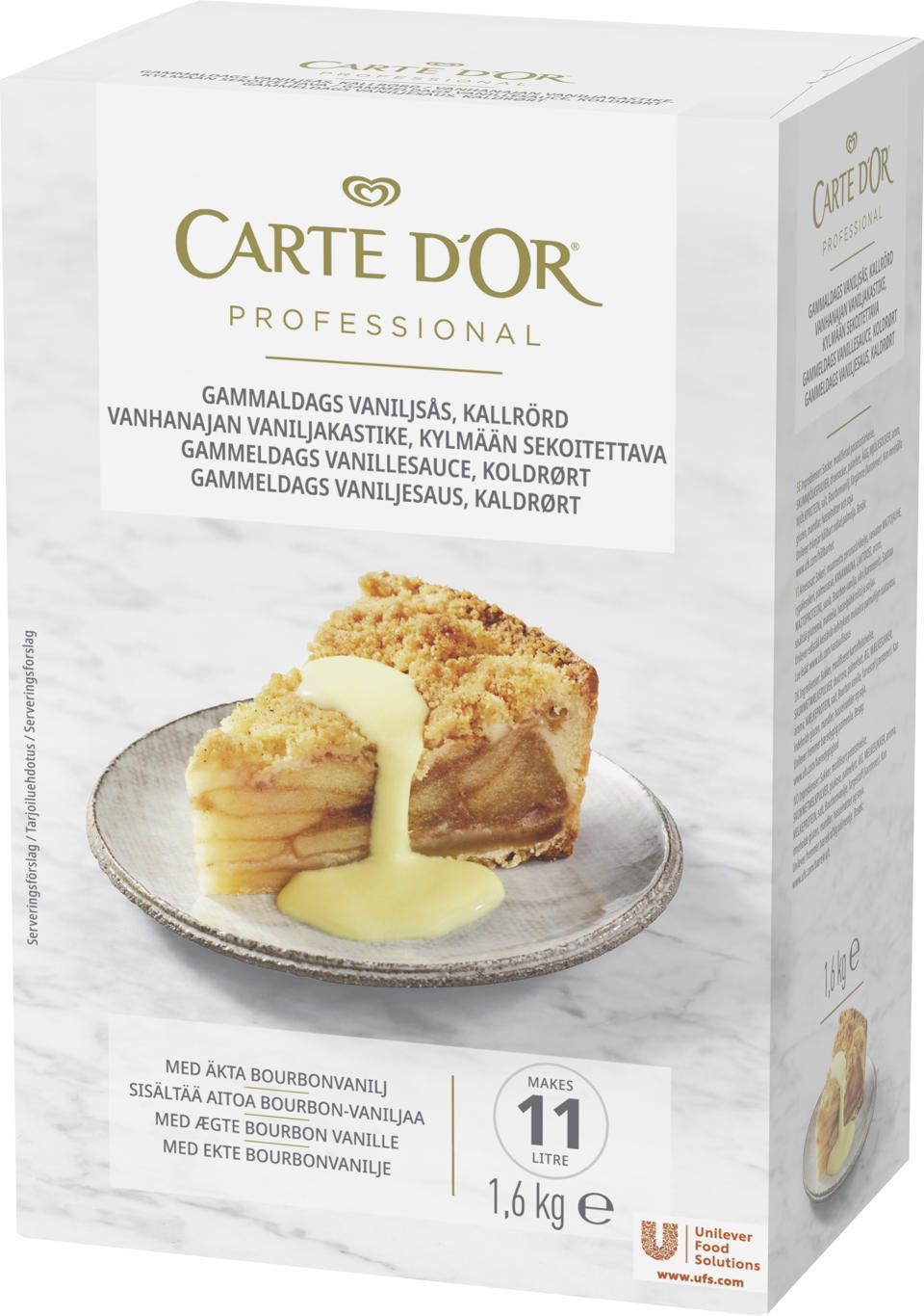 Gammaldags vaniljsås kallrörd