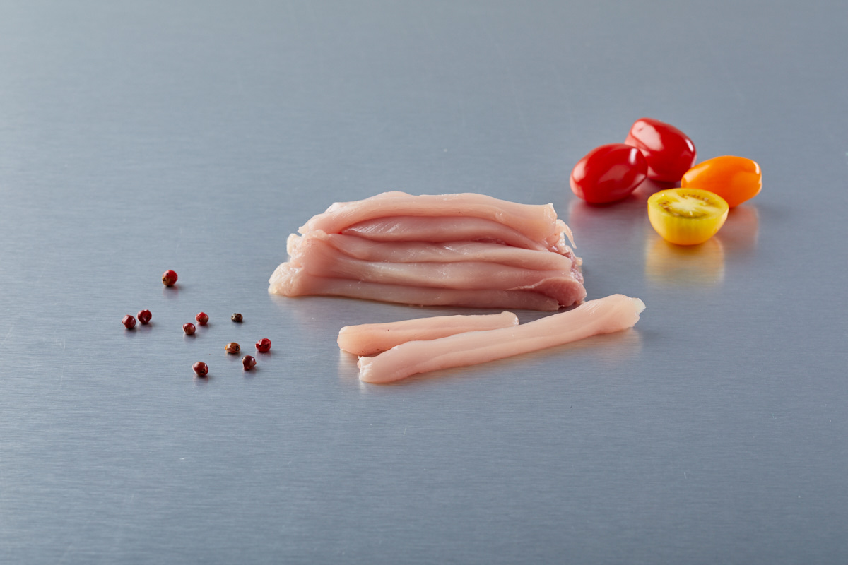 Kycklinglårfilé Strimlad 12mm