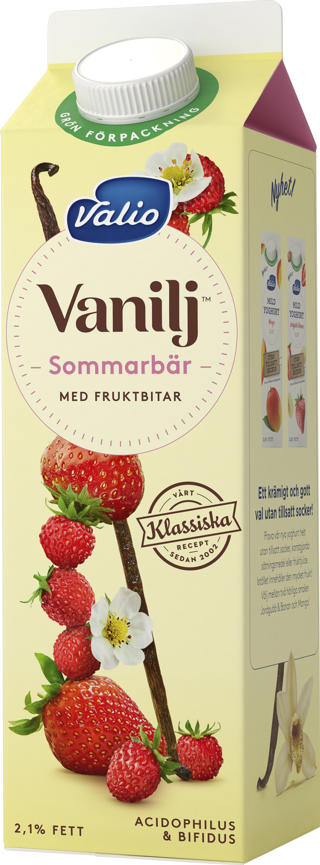 Yoghurt Vanilj och Sommarbär 2,1%