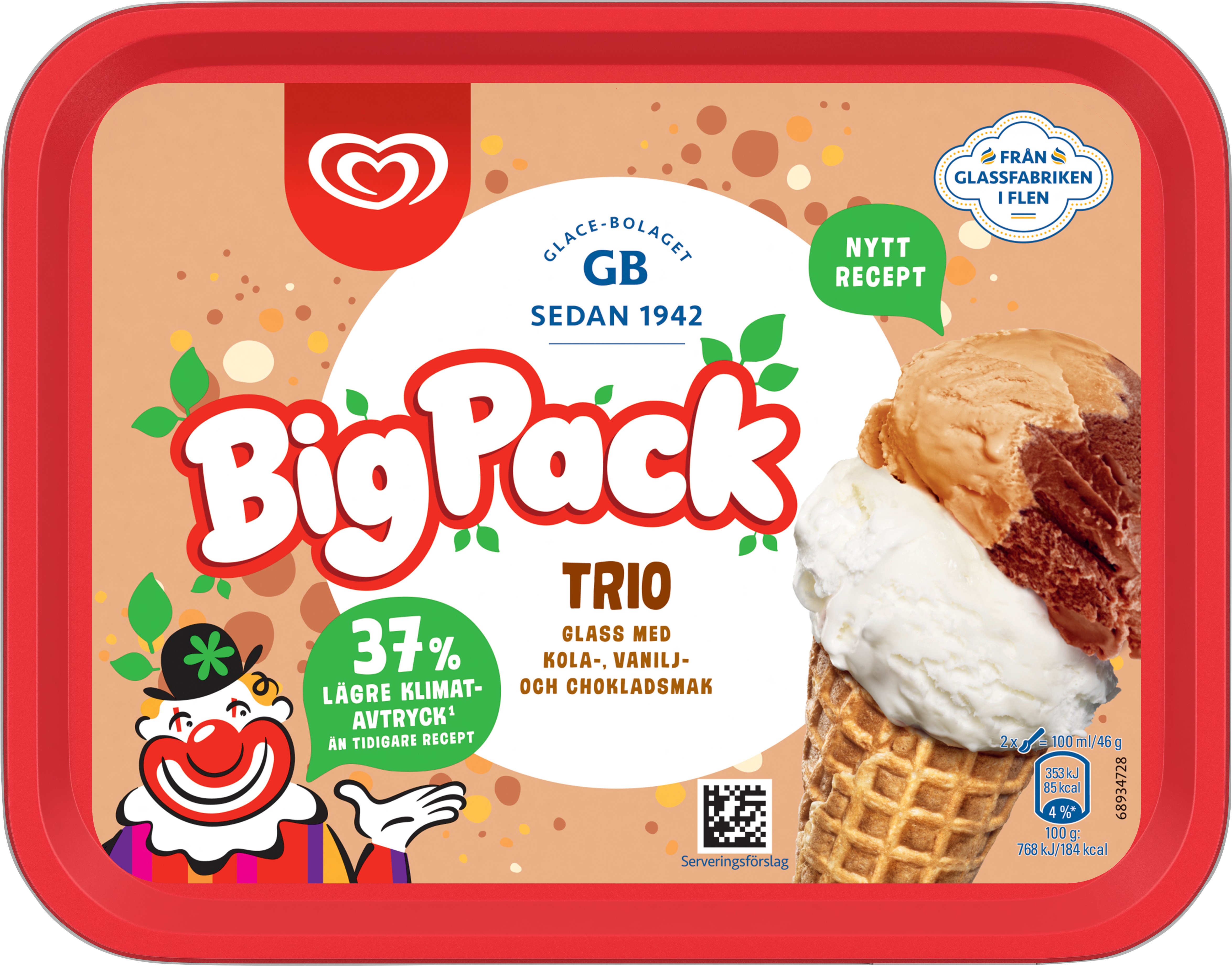 Glass Big Pack Trio Växtbaserad