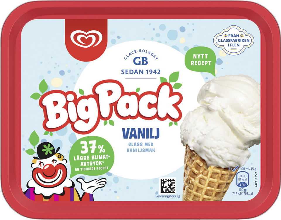 Glass Big Pack vanilj