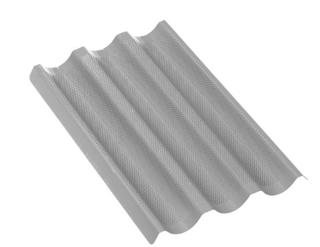 Bakplåt 3 Rännor Silikon Grå GN 1/1