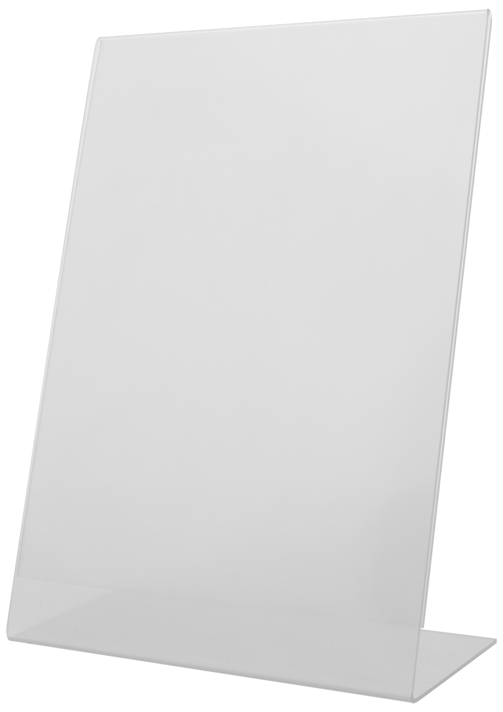 Plexiställ A4 Lutande 2mm Transparent Plexi 5-pack