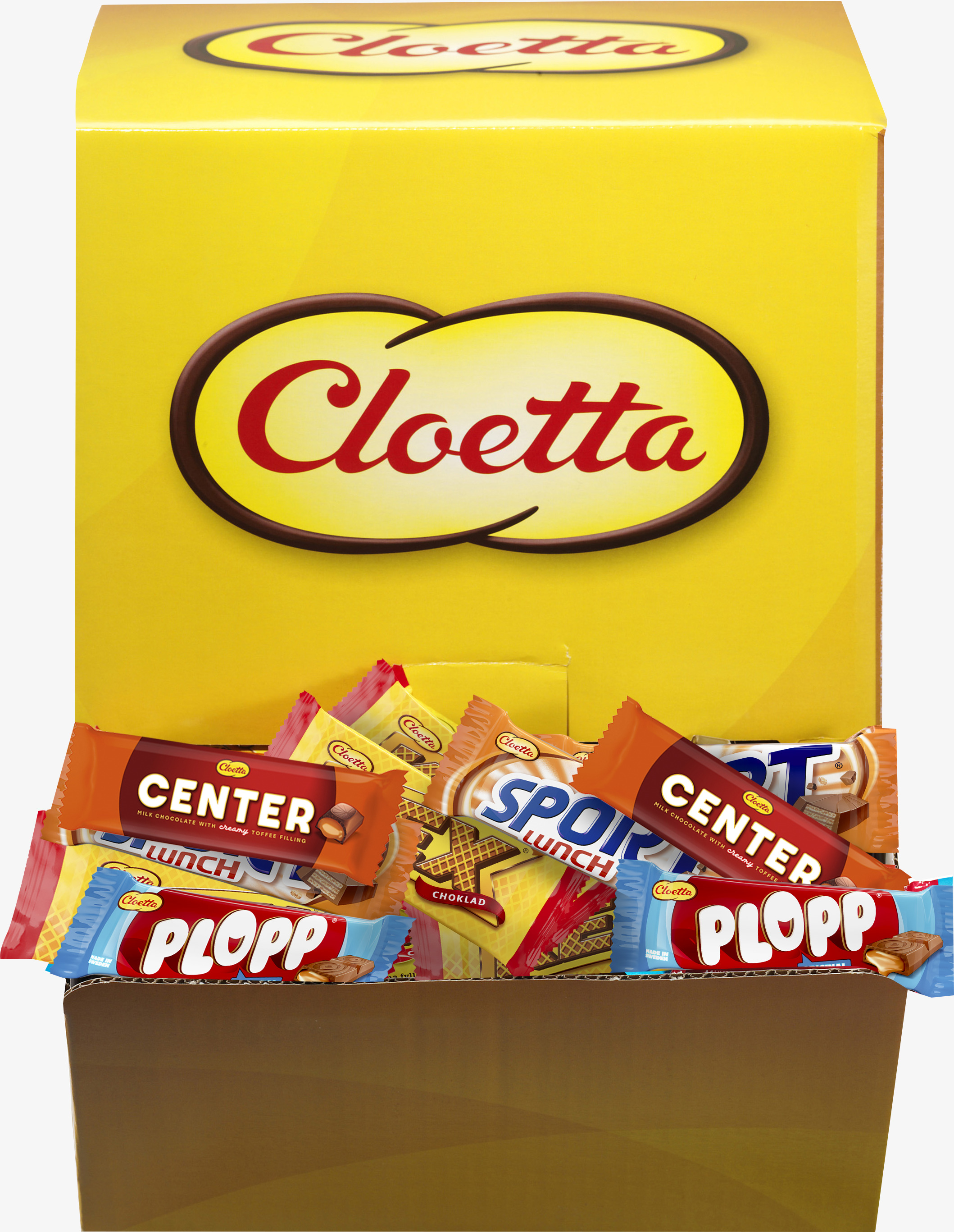 Stycksaker 4 sorter i stor automat