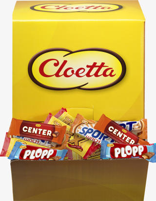 Stycksaker 4 sorter i stor automat