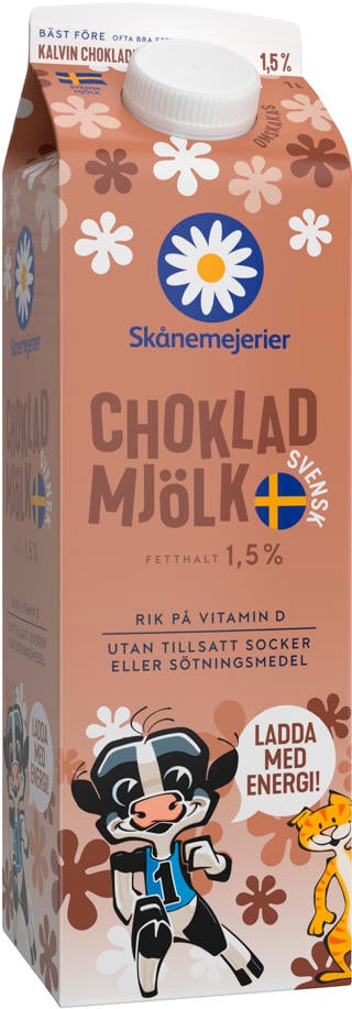 Chokladmjölk 1,5% Laktosfri