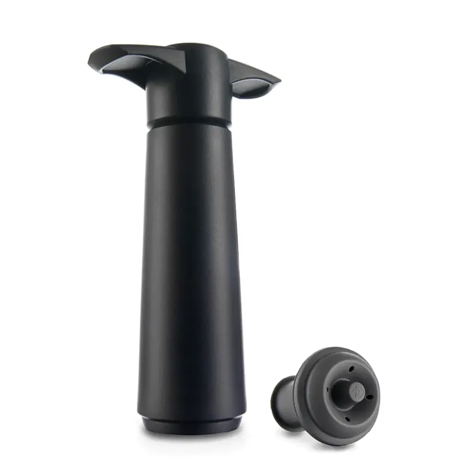 Vacu vinpump svart inkl 1 stopper