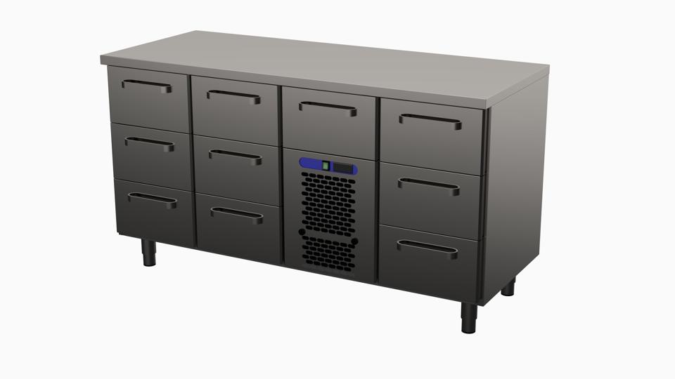 VLE-16010 Livsmedelskylbänk