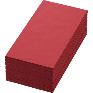 Servett Bio Dunisoft 1/8 40x40cm vinröd
