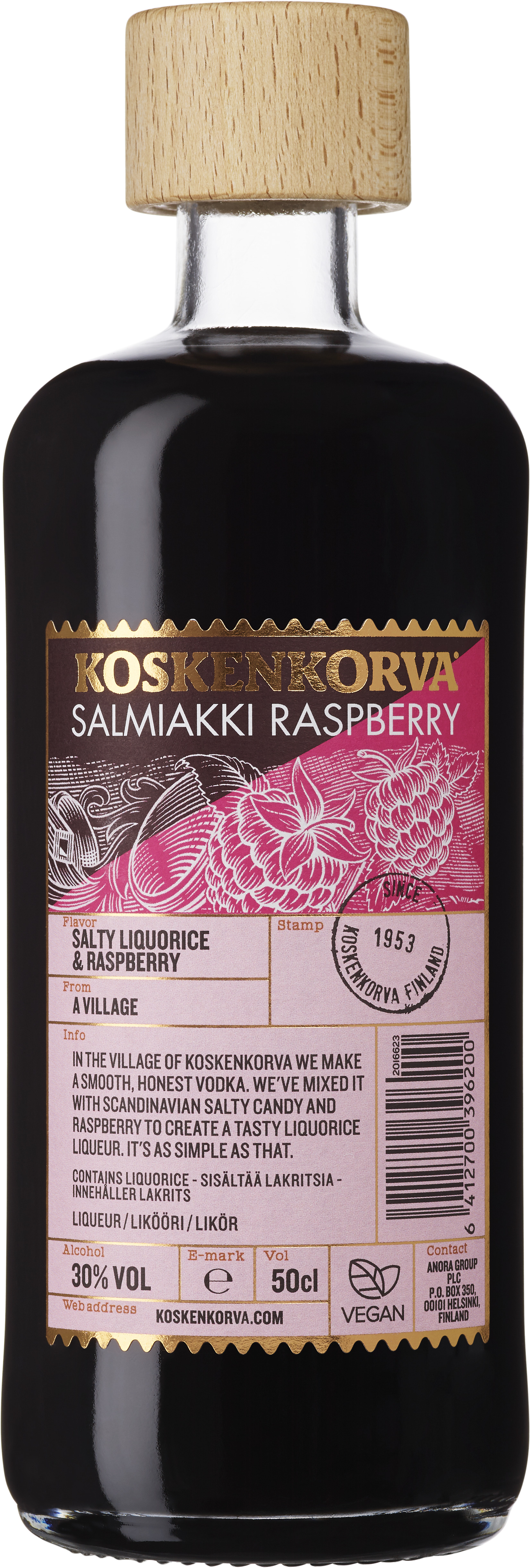 Koskenkorva Salmiakki Raspberry