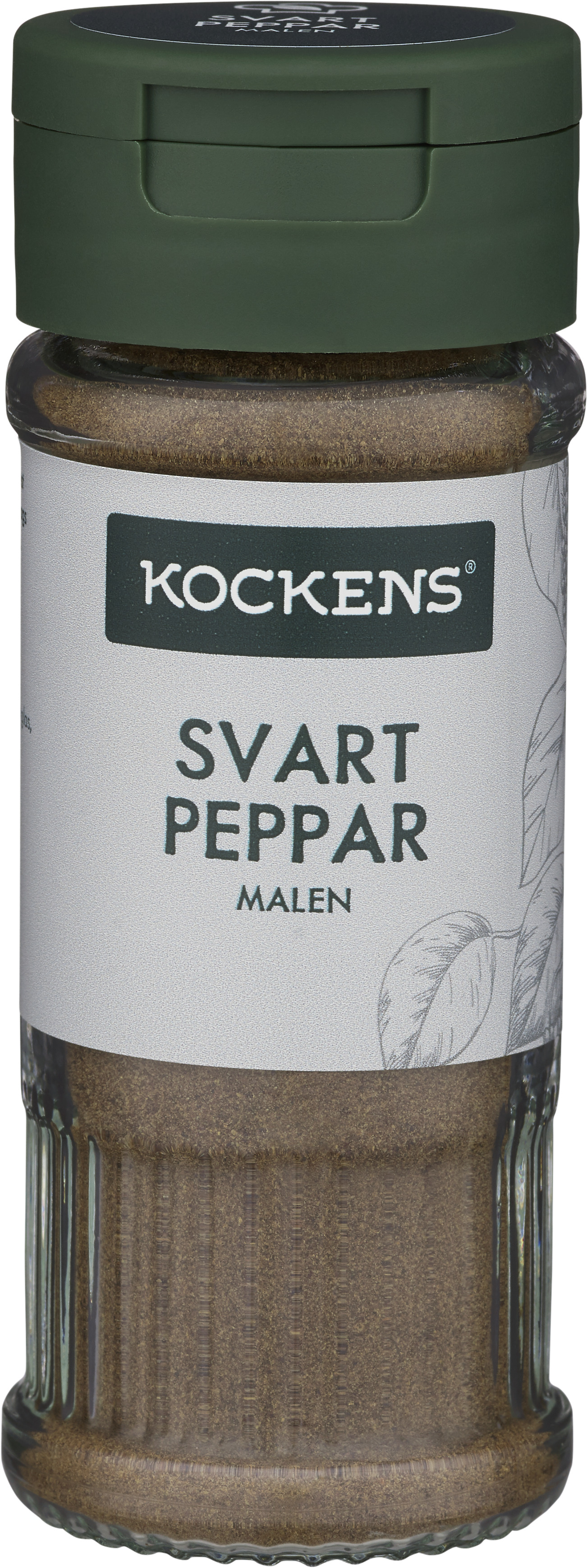 Svartpeppar Malen