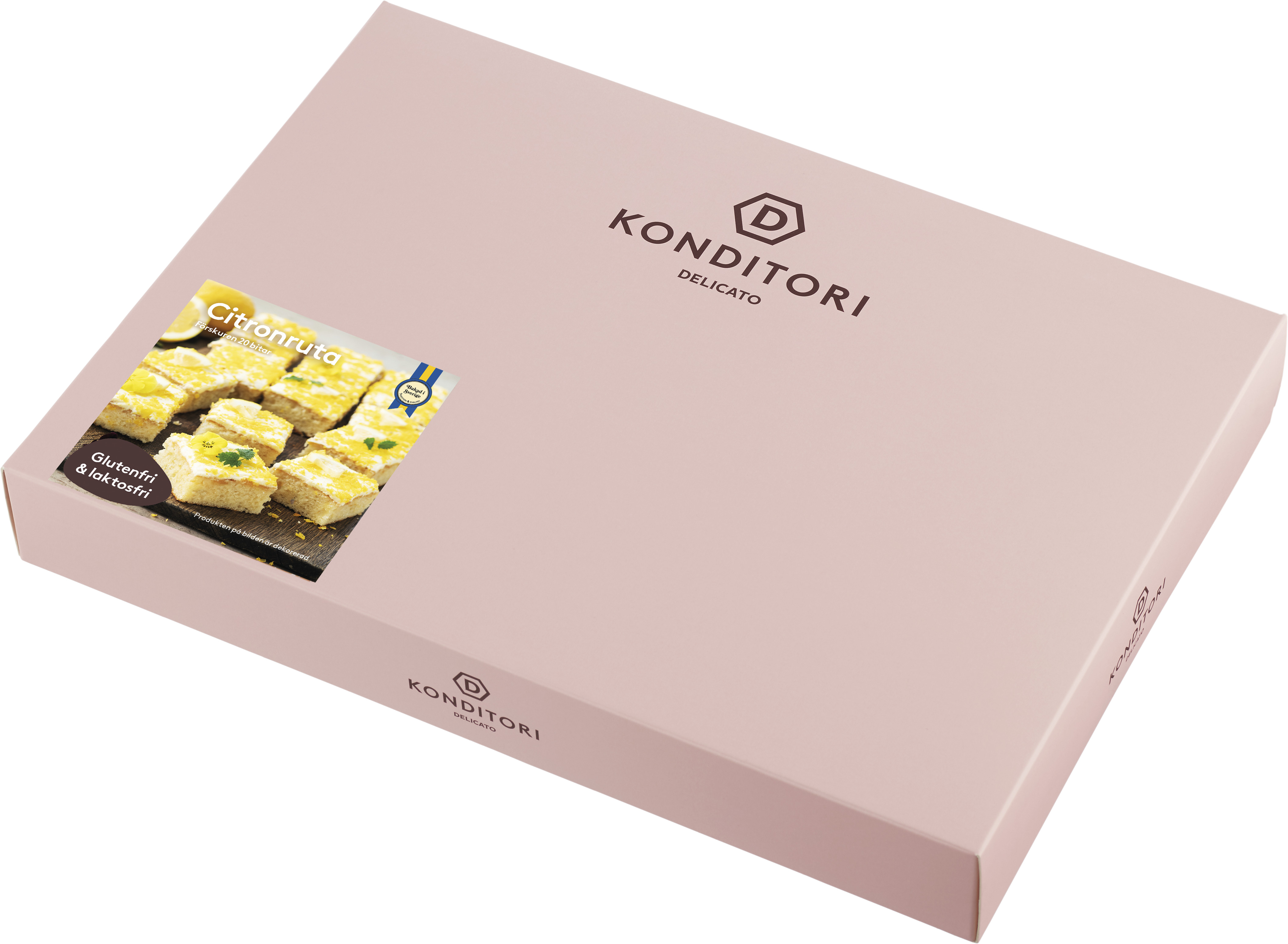 Citronruta glutenfri & laktosfri, förskuren