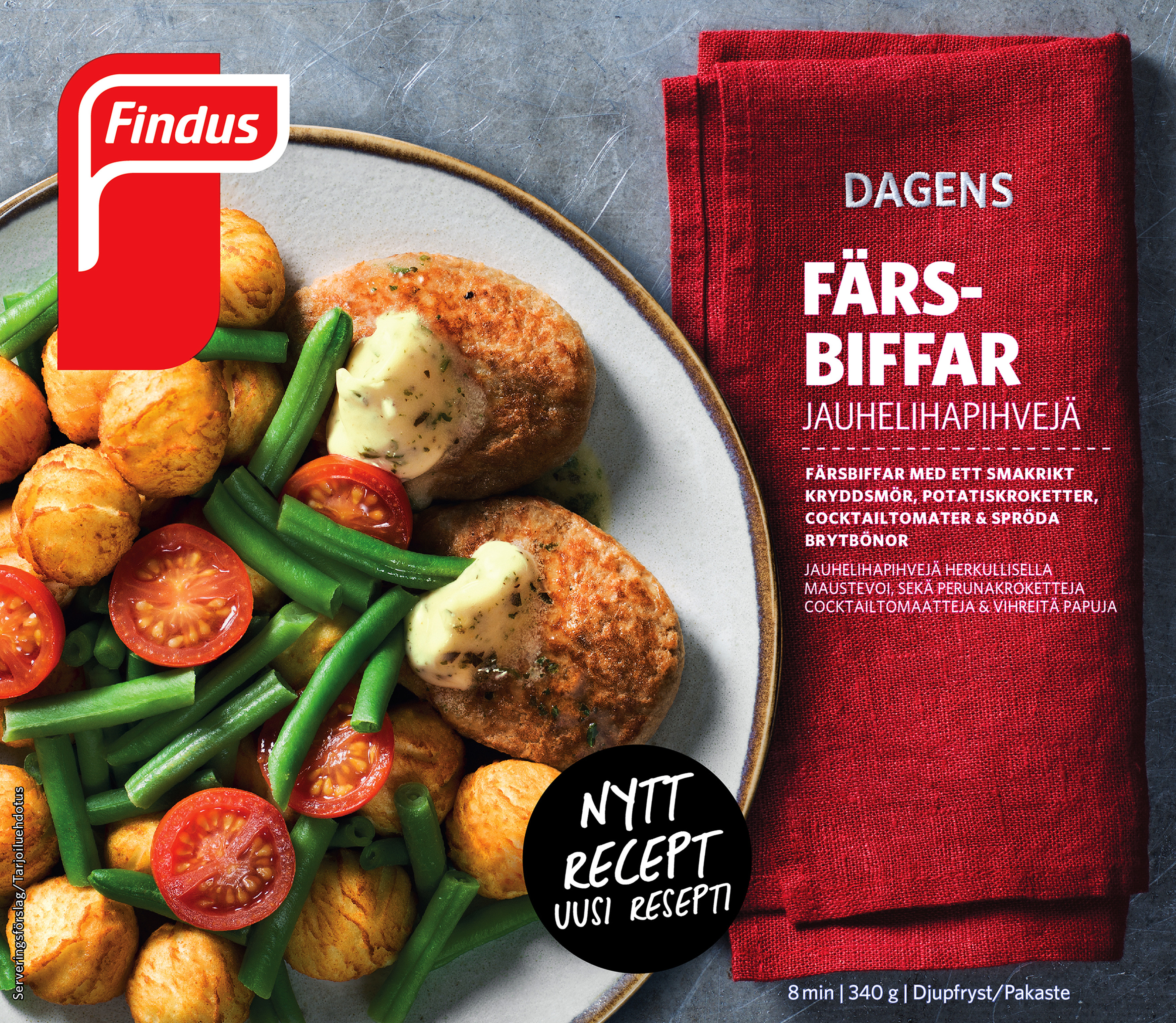 Dagens Färsbiffar med Kryddsmör