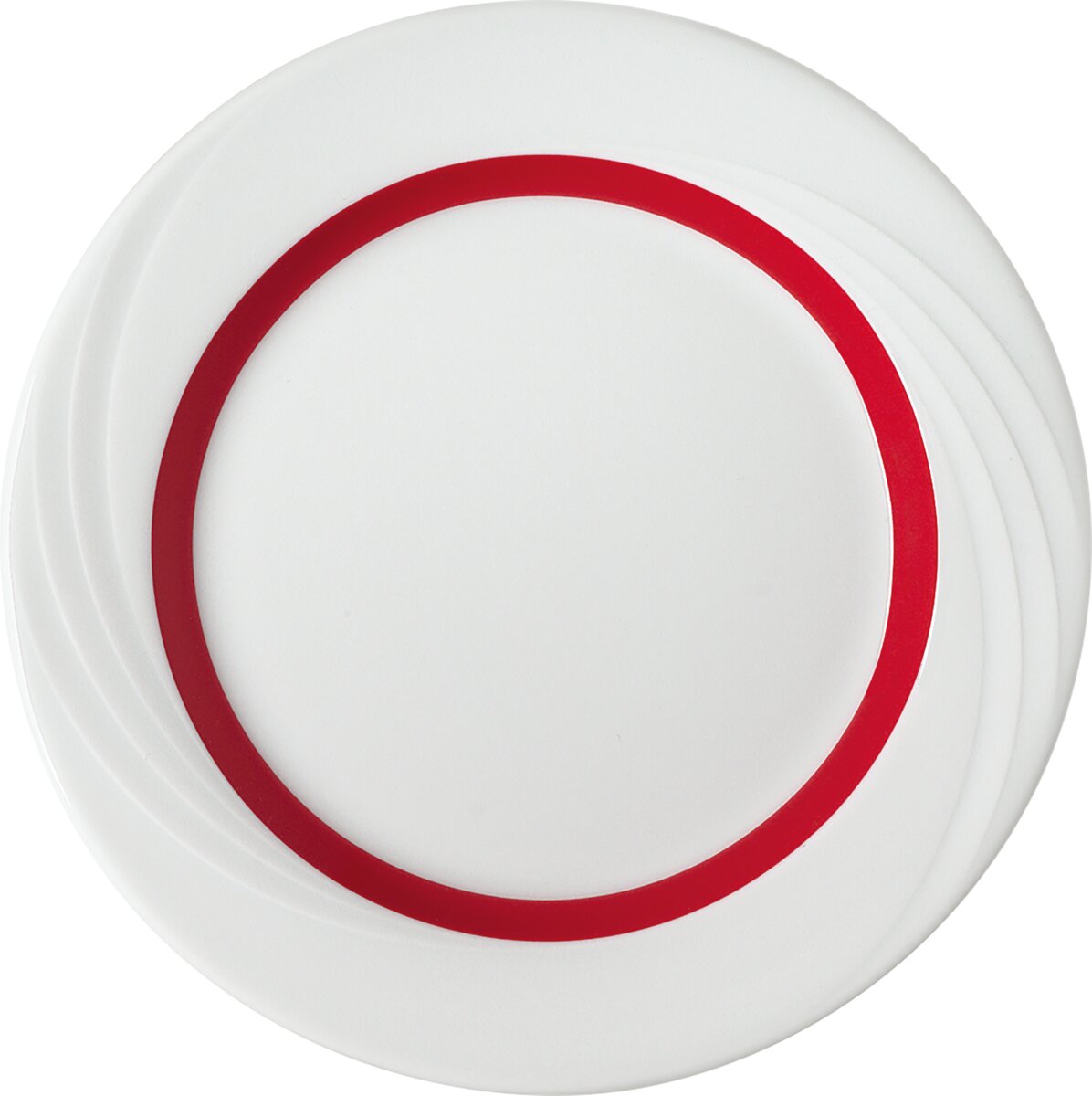Donna Senior Tallrik Flat Röd Ø25cm