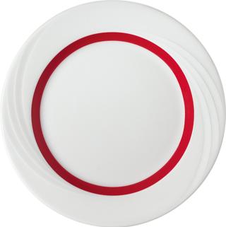 Donna Senior Tallrik Flat Röd Ø25cm