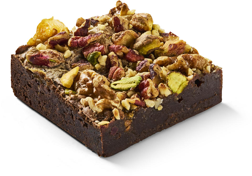 Vegansk Brownie Salt Caramel Nötter