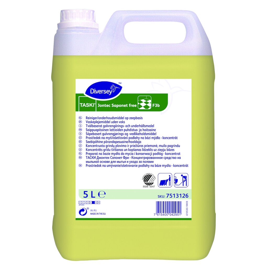 Rengöringsmedel och underhåll av golv specialsåpa
5L Jontec Saponet Free