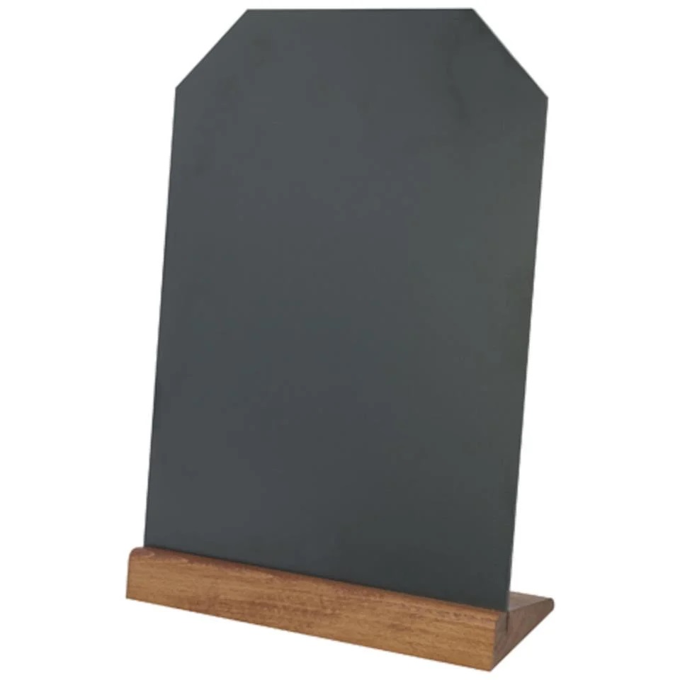 Bordsgriffel trä brunbets A4 stående