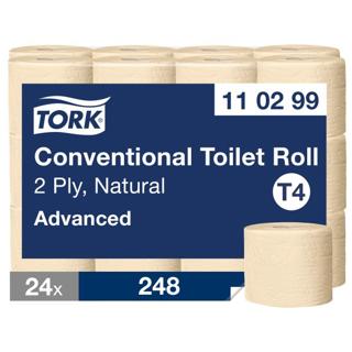 Toalettpapper 2-lager T4 Tork Natur advanced